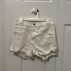 Abercrombie Kids White Denim Shorts